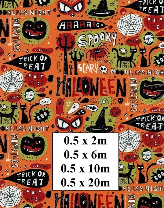 Hydrographic Water Transfer Film - Hydrographic dipping - Water Dipping Film - Hydro Dipping Print Spooky Halloween