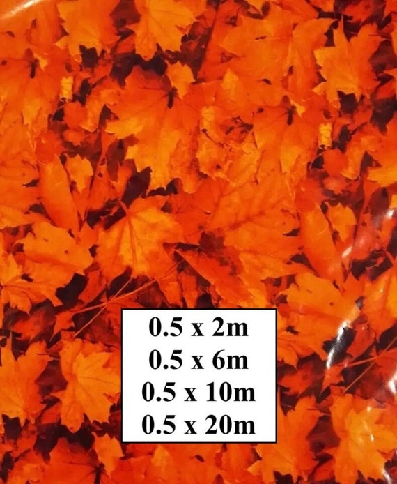 Hydrographic Water Transfer Film - Hydrographic dipping - Water Dipping Film - Hydro Dipping Print Autumn Leaves