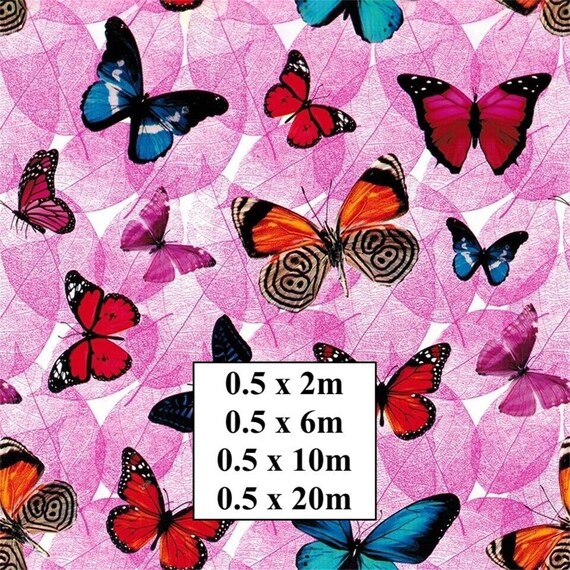 Hydrographic Water Transfer Film - Hydrographic dipping - Water Dipping Film - Hydro Dipping Print Butterflies