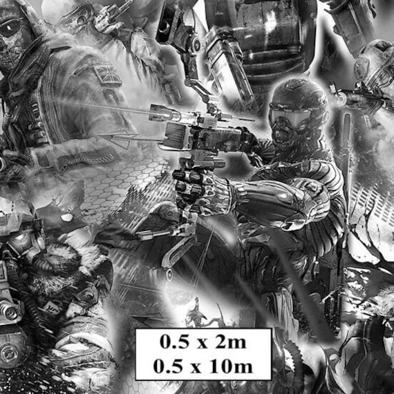 Hydrographic Water Transfer Film - Hydrographic dipping - Water Dipping Film - Hydro Dipping Print War