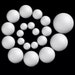 10 Pack Styrofoam Balls - White Modelling Foam Balls 2-8 cm 