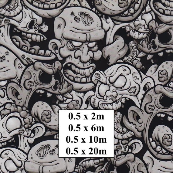 Hydrographic Water Transfer Film - Hydrographic dipping - Water Dipping Film - Hydro Dipping Print Ugly