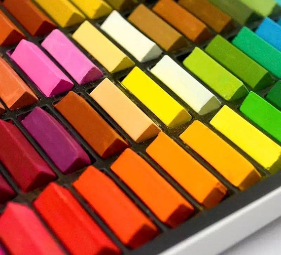 Soft Pastels Art Set - 24/32/48/64 Colours - High Pigmentation - Drawing Crayons