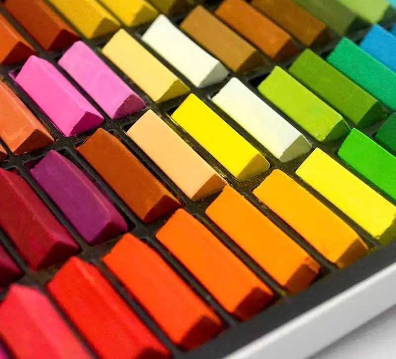 64 Color Artist Chalk Pastels Soft Pastel Set Art Supplies