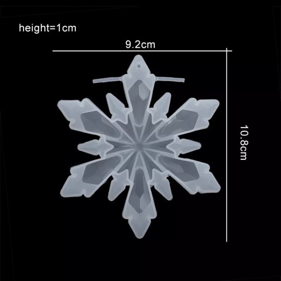 Snowflake Silicone Mould #9 - Mould for Epoxy Resin Castings