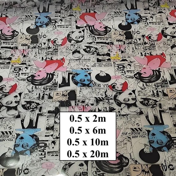 Hydrographic Water Transfer Film - Hydrographic dipping - Water Dipping Film - Hydro Dipping Print Comics