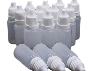 Plastic Squeeze Bottles with Coloured Cap - Arts and Crafts Squeeze Bottle - Splatter painting - Glue Bottle - Paint Bottle - Tie Dye Bottle
