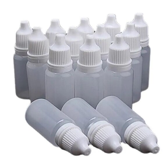 Plastic Squeeze Bottles with Coloured Cap - Arts and Crafts Squeeze Bottle - Splatter painting - Glue Bottle - Paint Bottle - Tie Dye Bottle