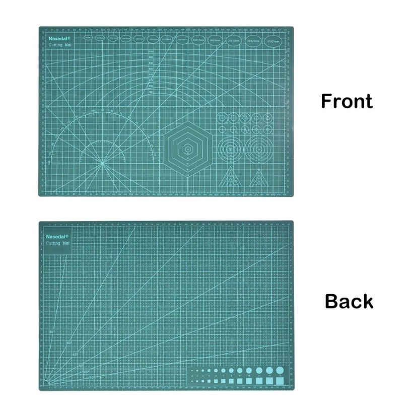 A3/A4/A5 Cutting Pad, Self-Healing Cutting Mat, Large, Double-Sided,  Gridded Rotary Cutting Board for Crafts, Sewing, Fabric