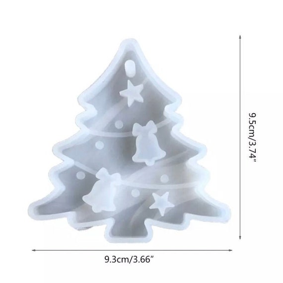 Christmas Tree Silicone Mould for Hanging Ornaments #5 - Mould for Epoxy Resin Castings