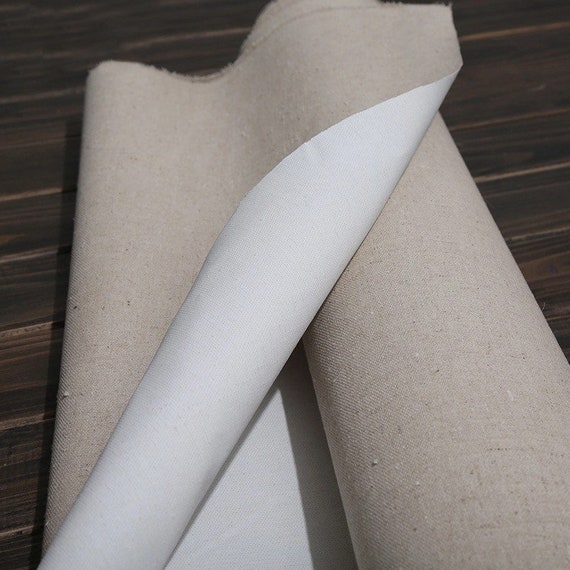 Blank Unstretched Artist Painting Canvas Per Meter - Linen Blend Canvas