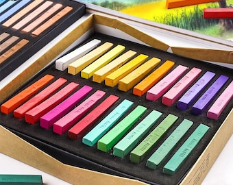 Dry Pastel Art Set - 12/24/36/48 Colour Sets