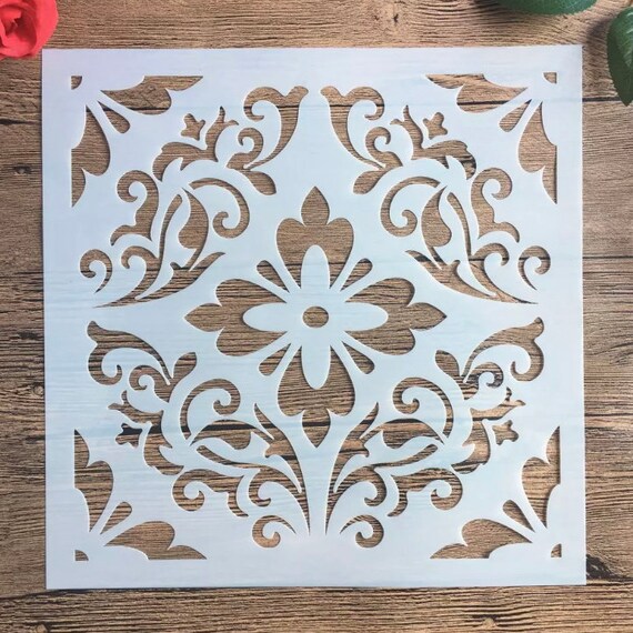 30cm Wall Stencil - Reusable Stencil - DIY Home Decor - Food grade PET