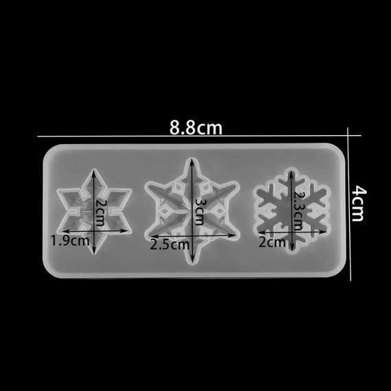 Snowflake Silicone Mould #17 - Mould for Epoxy Resin Castings