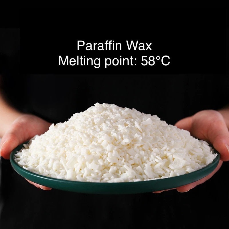 White Paraffin Wax for Candle Making Wax Flakes 500g Melting Point 58  Celsius 