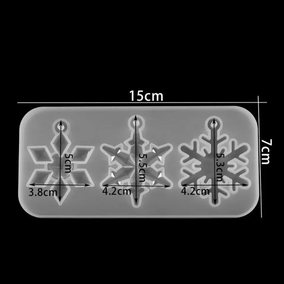 Snowflake Silicone Mould #18 - Mould for Epoxy Resin Castings