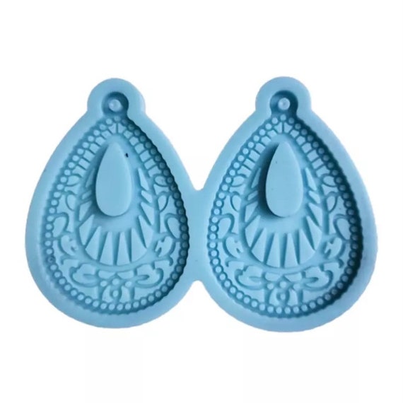 Earring Silicone Mould #10 - DIY Resin Jewellery - Mould for Epoxy Resin Castings