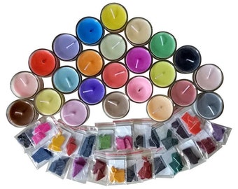 Candle Wax Dye 24 Colours - Dye for Soy Wax & Paraffin - 24x2g