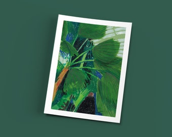 PALM TREE A5 print - illustration print, wall art, plant illustration
