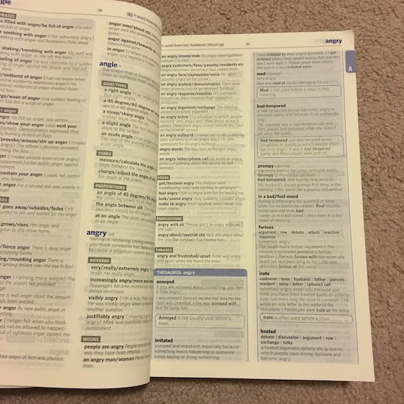 Longman Collocations Dictionary and Thesaurus New - Etsy