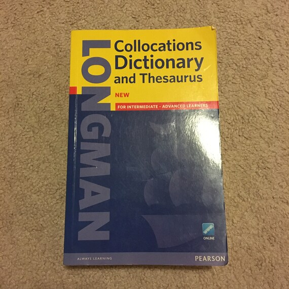 Longman Collocations Dictionary and Thesaurus New - Etsy