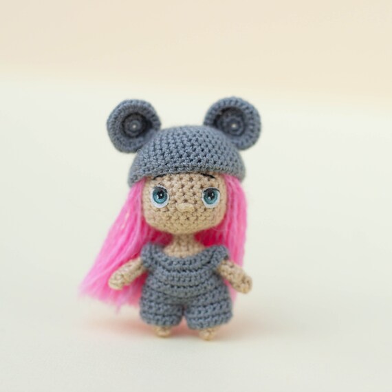 crochet mini doll