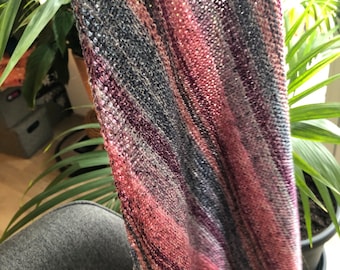 Soft triangular shawl/scarf