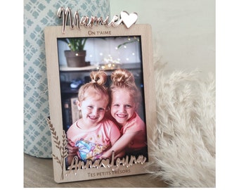 Personalized photo frame - Grandmothers' Day, Happy Grandma's Day, Mother's Day, Father's Day