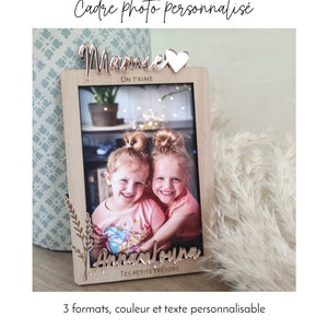 Personalized photo frame - Magnet or Base - Grandmother's Day, Happy Grandma's Day, Mother's Day