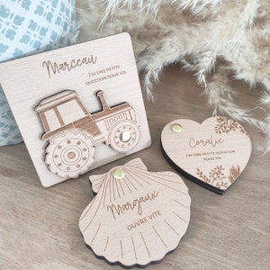 Demande marraine parrain personnalisée - cadeau parrain marraine, annonce surprise parrain, demande surprise marraine