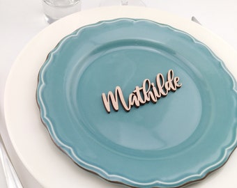 Houten naamkaartjes - Bruiloft, Doop, Verjaardag - Tafeldecoratie