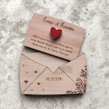 Personalized Valentine's Day gift card - Surprise love letter - Marriage proposal - Gift idea for couples product logo