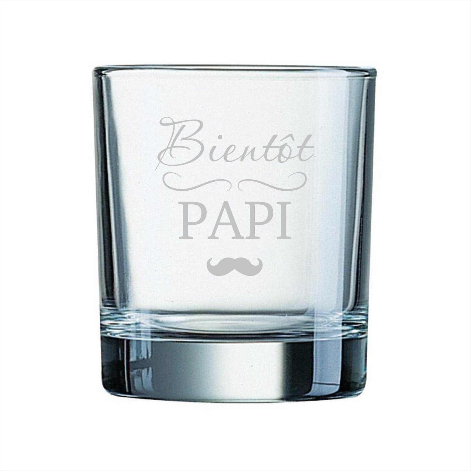 Verre Gravé Annonce Grossesse - Bientot Papi, Papa, Futur Tonton Verre à Whisky