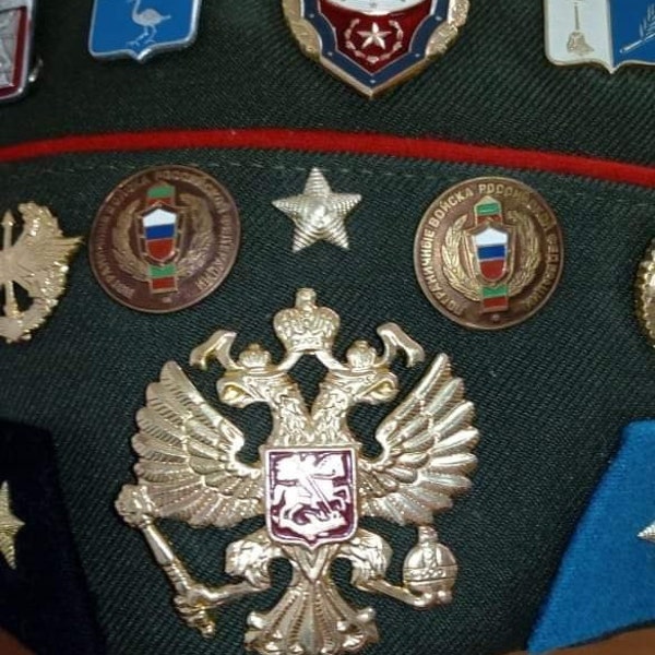 Original Russian Military Hat With Military Pins