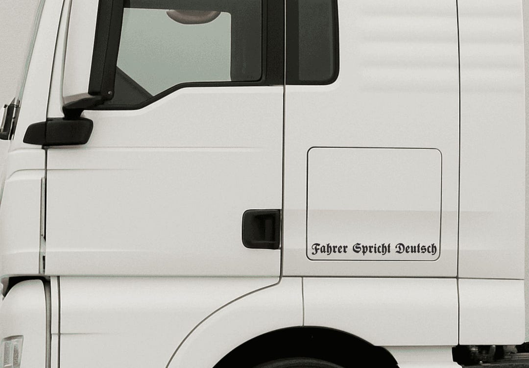 16589132090667299743alletruck Car Sticker Cab Driver Speaks German Font Germany Ebayhtml