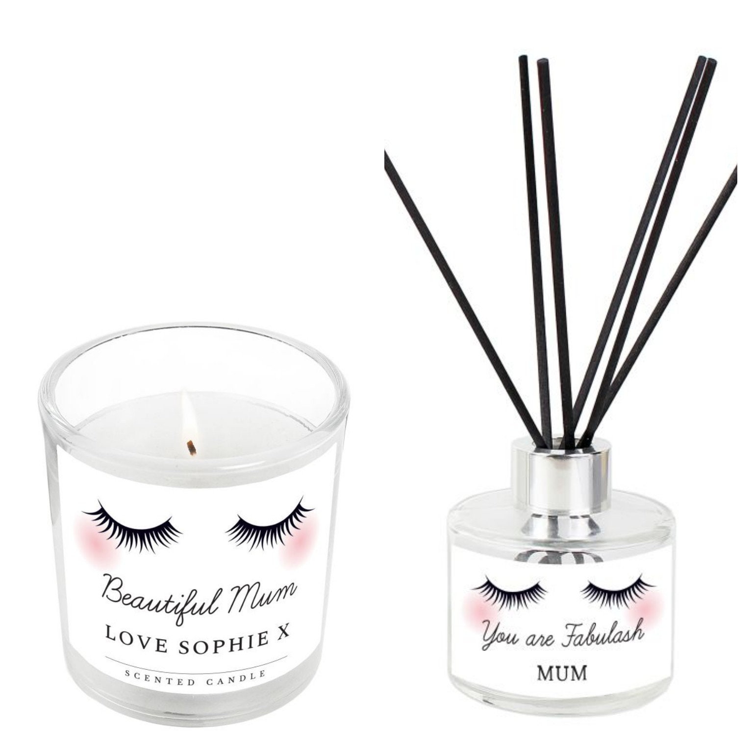 Beauty Design Reed Diffuser Gift Set for Christmas 2PC Home Etsy UK