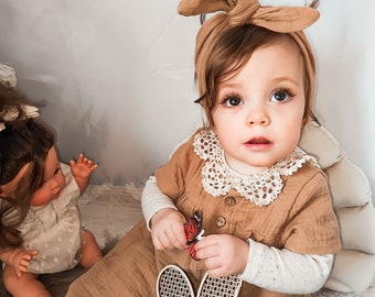 gehäkelter Kragen Mädchen, abnehmbarer Häkelkragen Retro, Vintage Stil Kragen Frau, Fotoshooting Baby Requisite, Weihnachtsgeschenk Kinder