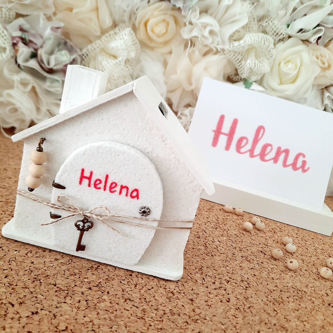 Money Box With Name Sandglued Money Box Money Box House Etsy