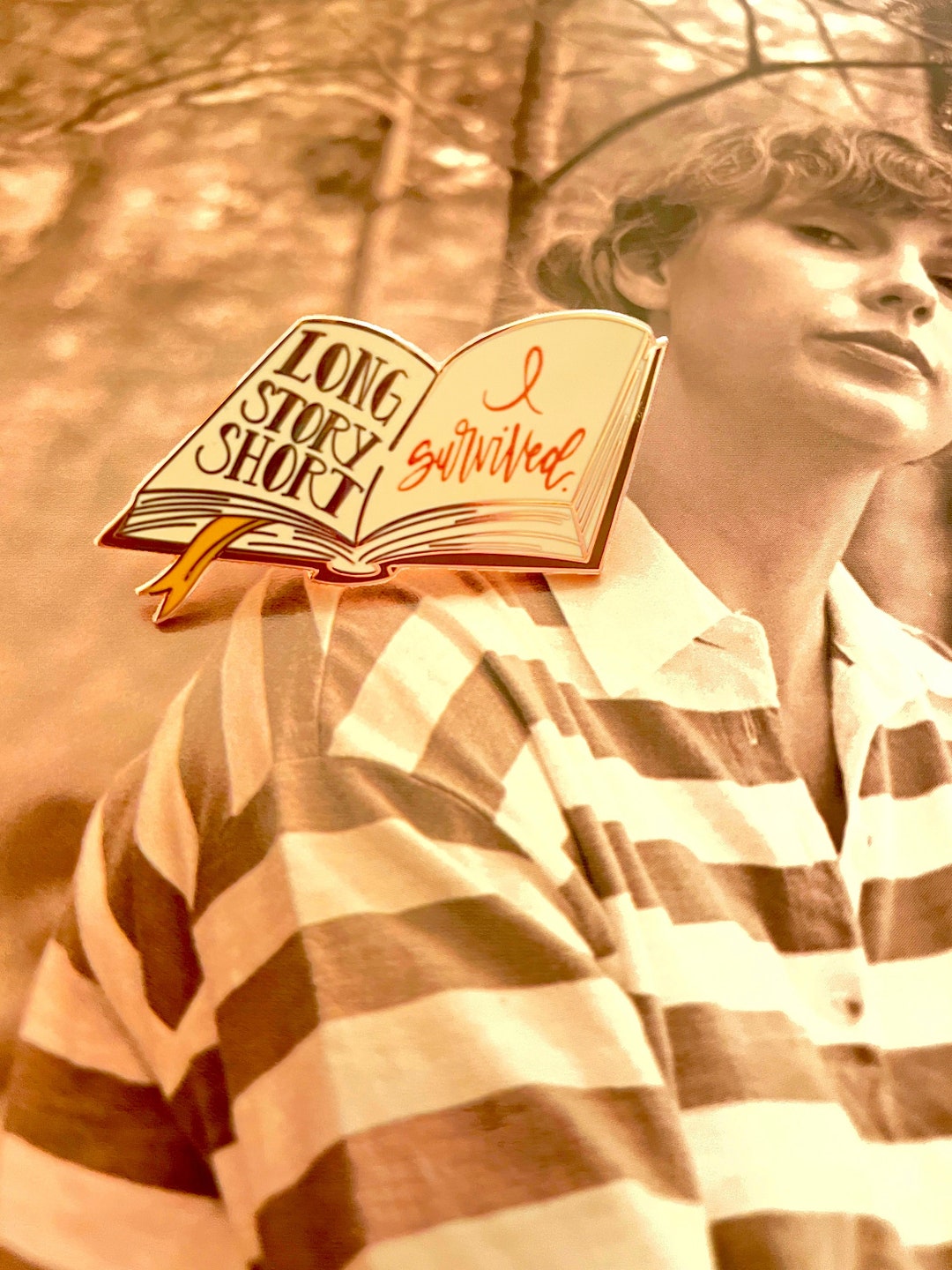 Long Story Short I Survived Enamel Pin Evermore Album Taylor long-story-short-i-survived-enamel-pin-evermore-album-taylor
