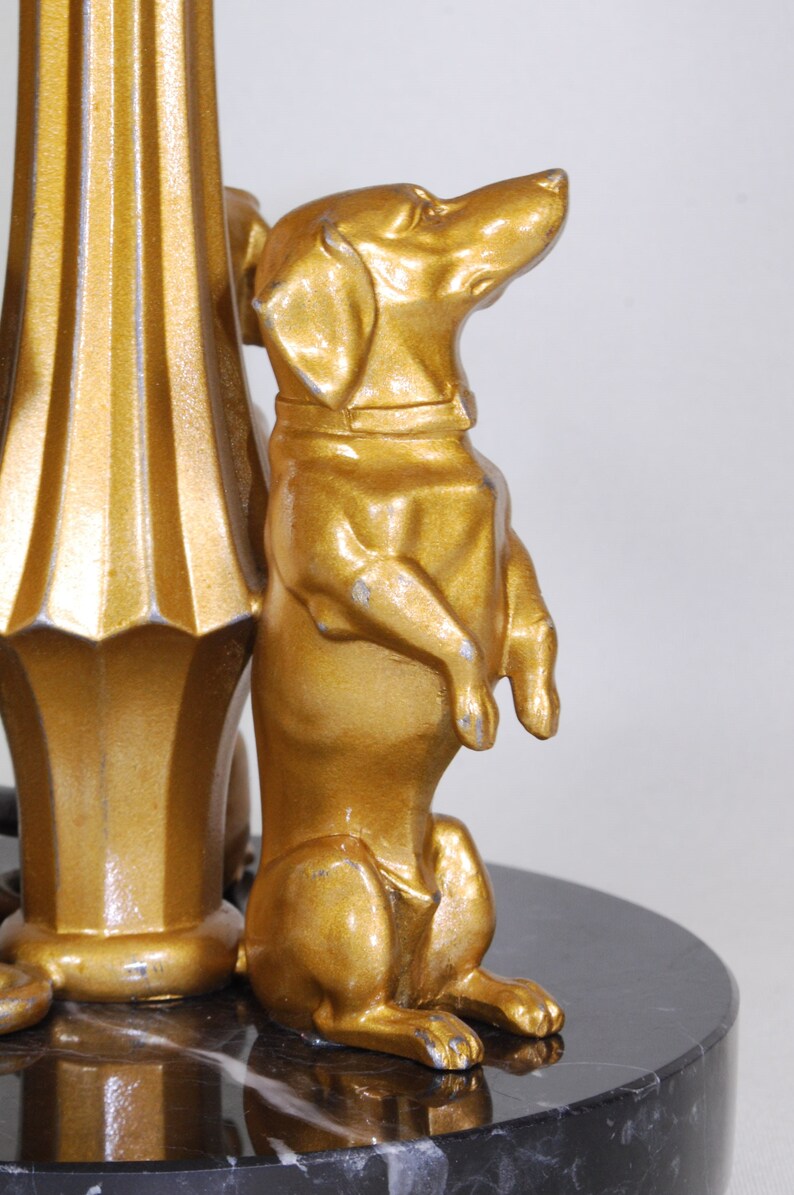 UNIKAT Dachshund Table Lamp 42 Cm Etsy