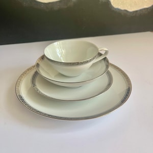 Porcelain Set of Four Pieces Noritake Japan