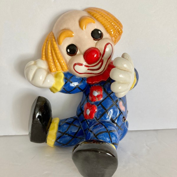 Vintage Ceramic Clown Figurine