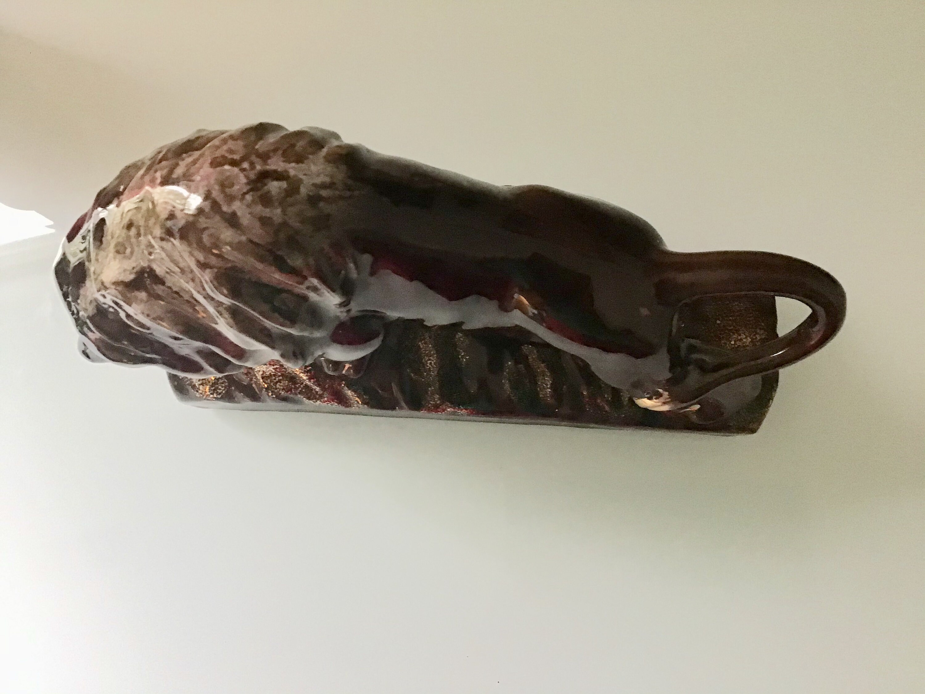 Vintage Porcelain Lion Figurine Japan Etsy