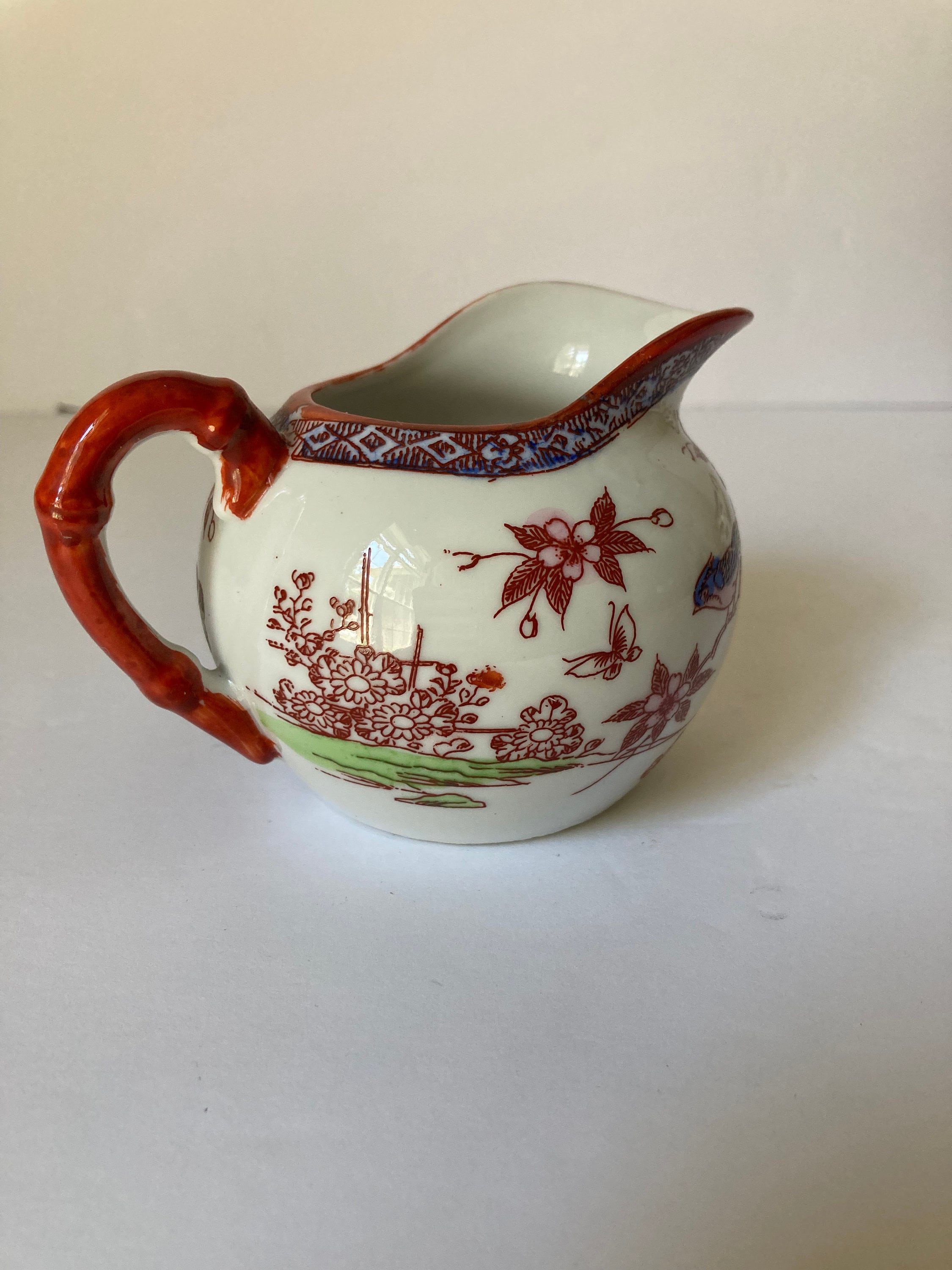 Vintage Japanese Creamer and Sugar Bowl Etsy