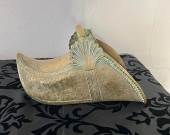 Antique Vintage Brass Shoe Stirrup Conquistador Spanish