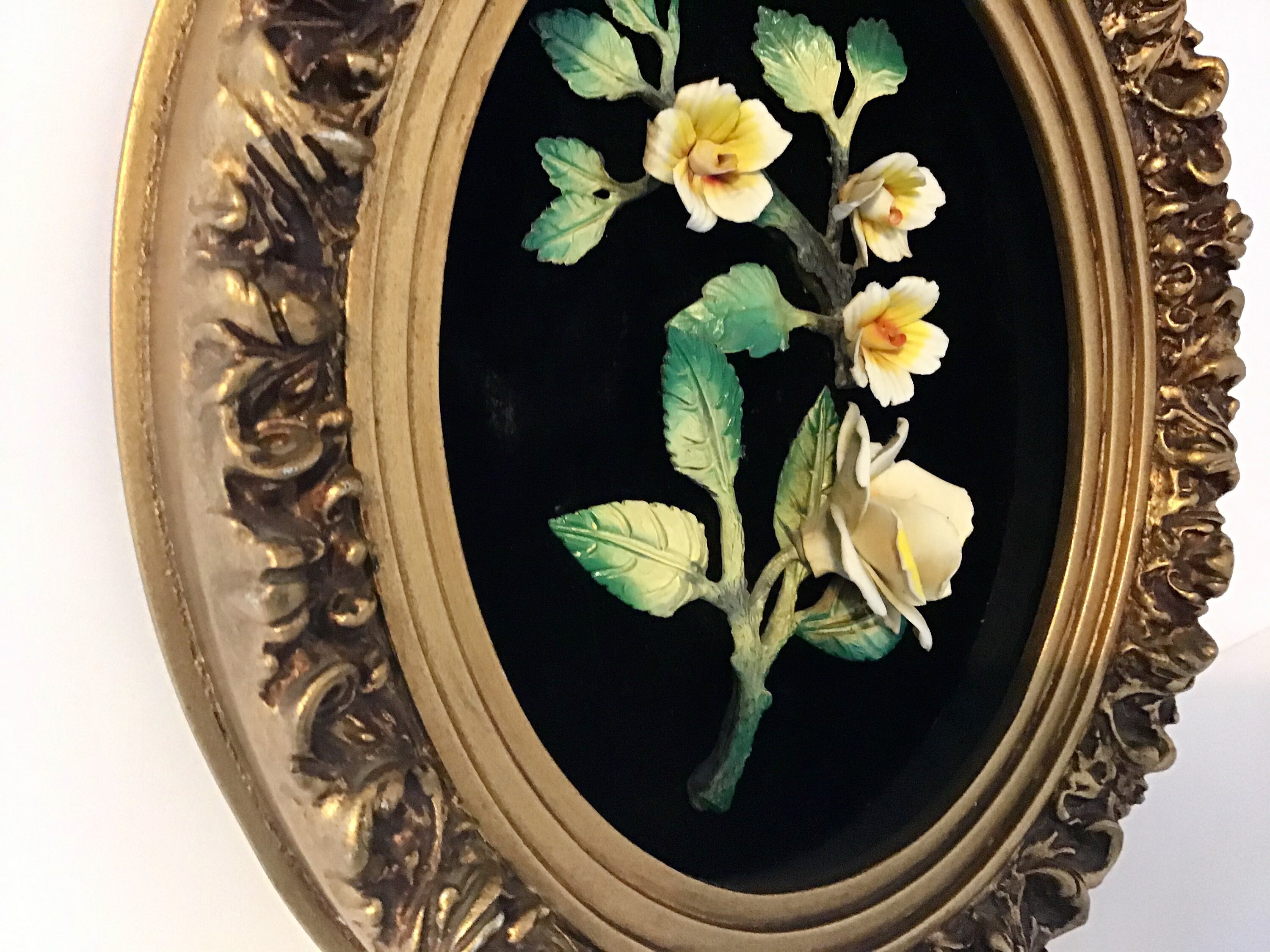 Pair off Vintage Wall Hanging Plaques Etsy