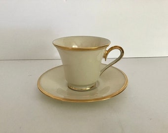 Vintage Lenox Eternal Cup and Saucer Set USA