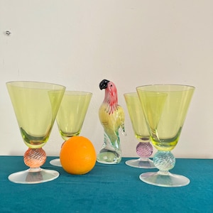 Vintage Citron  Southern Living Iced-Tea Glasses Water Goblets, Lemonade glasses Cocktail Glasses