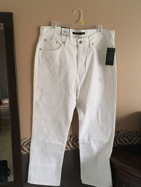 ralph lauren white jeans