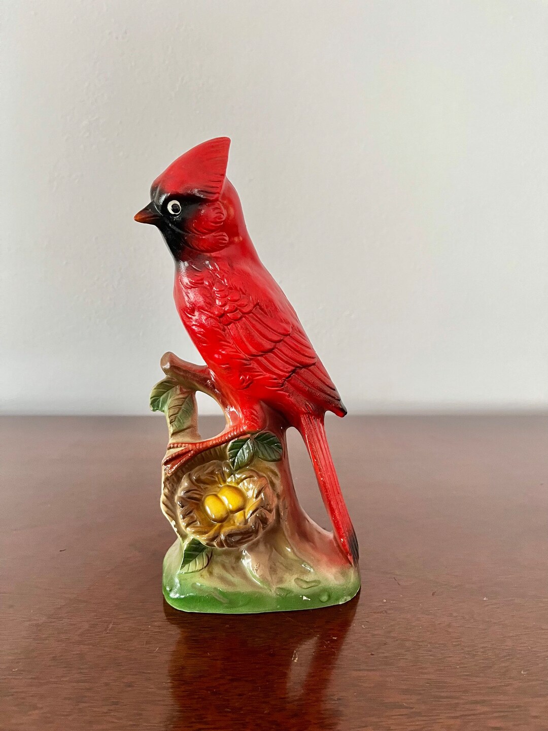 磁器製のロビン鳥の置物と巣 - Etsy 日本